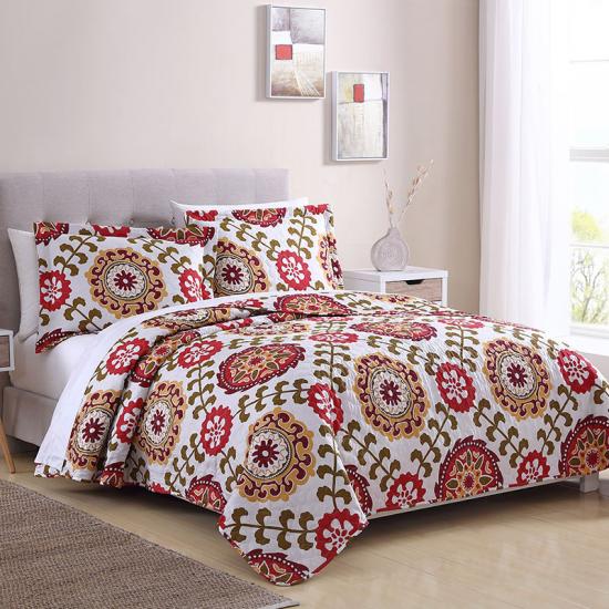 Ogee quilted bedspreads and coverlets