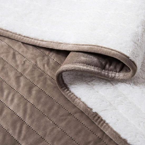 sherpa quilted bedding set